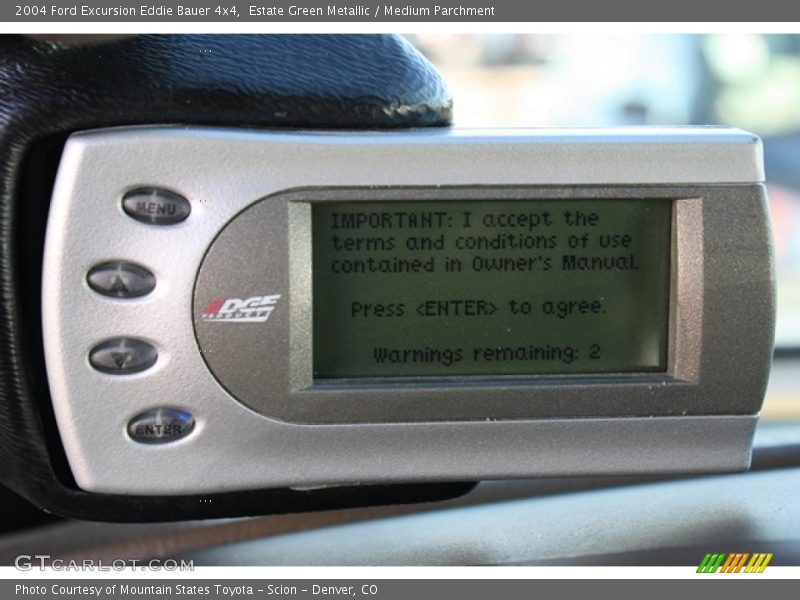 Estate Green Metallic / Medium Parchment 2004 Ford Excursion Eddie Bauer 4x4