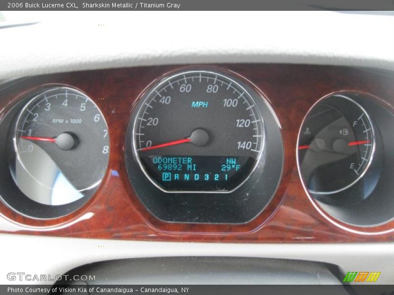 Sharkskin Metallic / Titanium Gray 2006 Buick Lucerne CXL