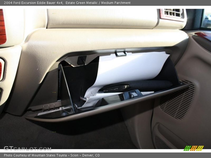 Estate Green Metallic / Medium Parchment 2004 Ford Excursion Eddie Bauer 4x4