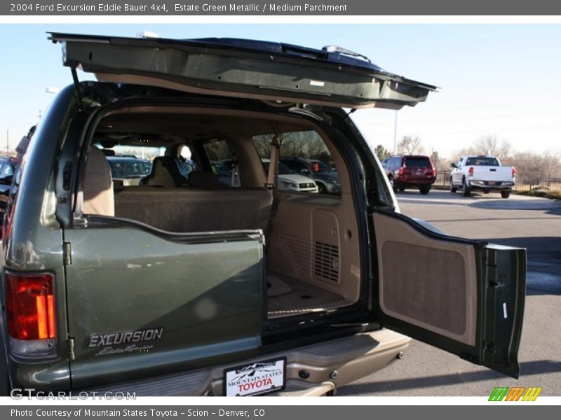 Estate Green Metallic / Medium Parchment 2004 Ford Excursion Eddie Bauer 4x4