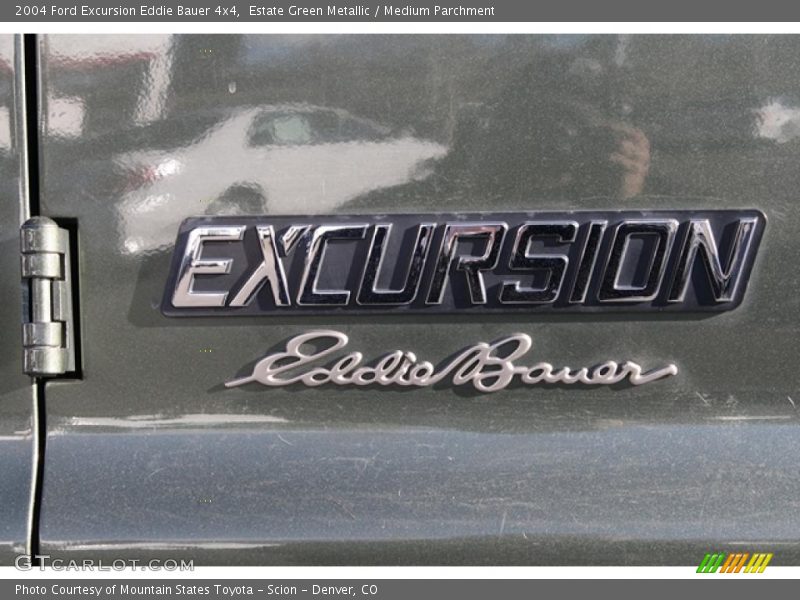Estate Green Metallic / Medium Parchment 2004 Ford Excursion Eddie Bauer 4x4