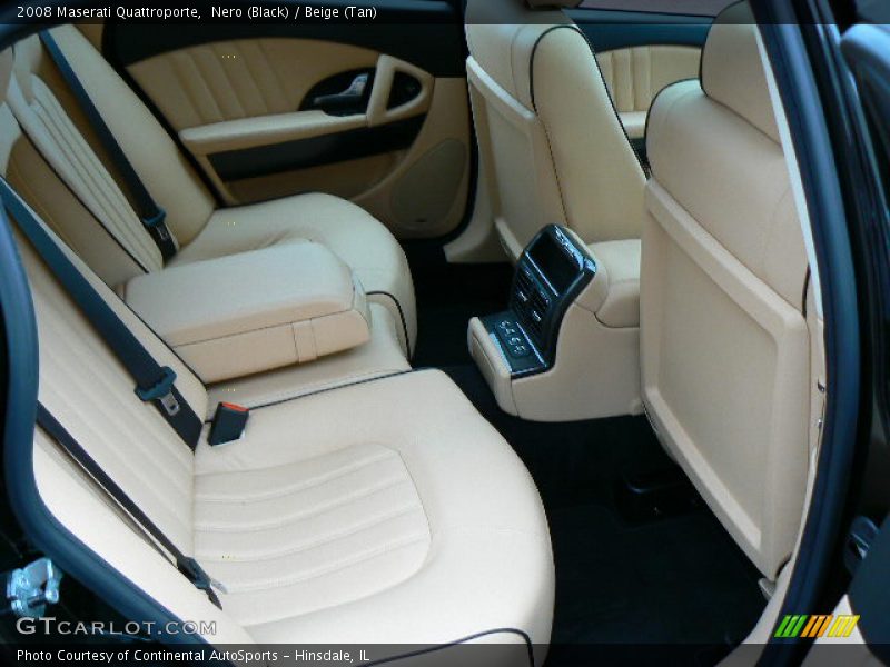 Nero (Black) / Beige (Tan) 2008 Maserati Quattroporte