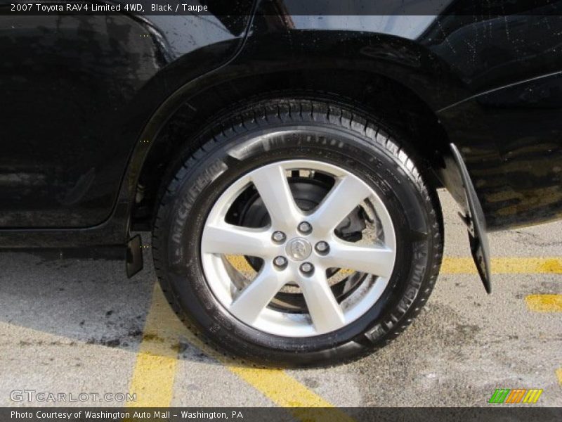 Black / Taupe 2007 Toyota RAV4 Limited 4WD