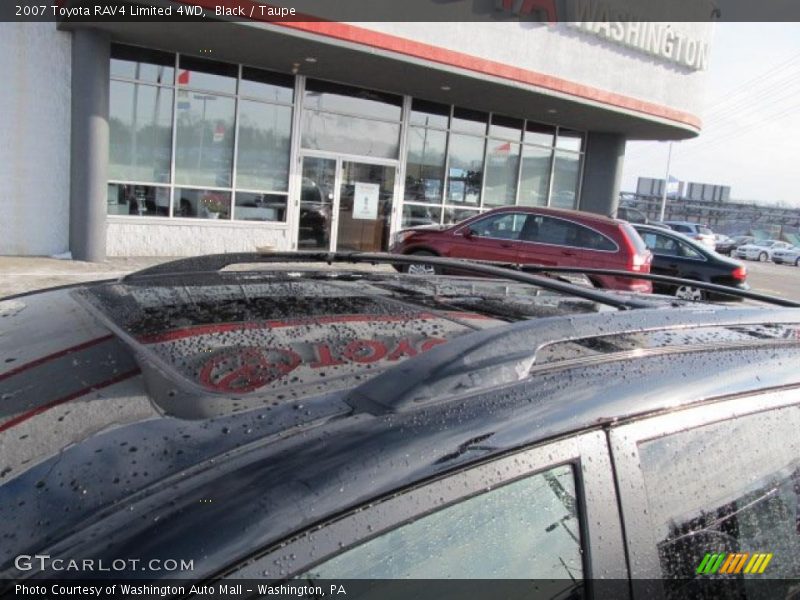Black / Taupe 2007 Toyota RAV4 Limited 4WD