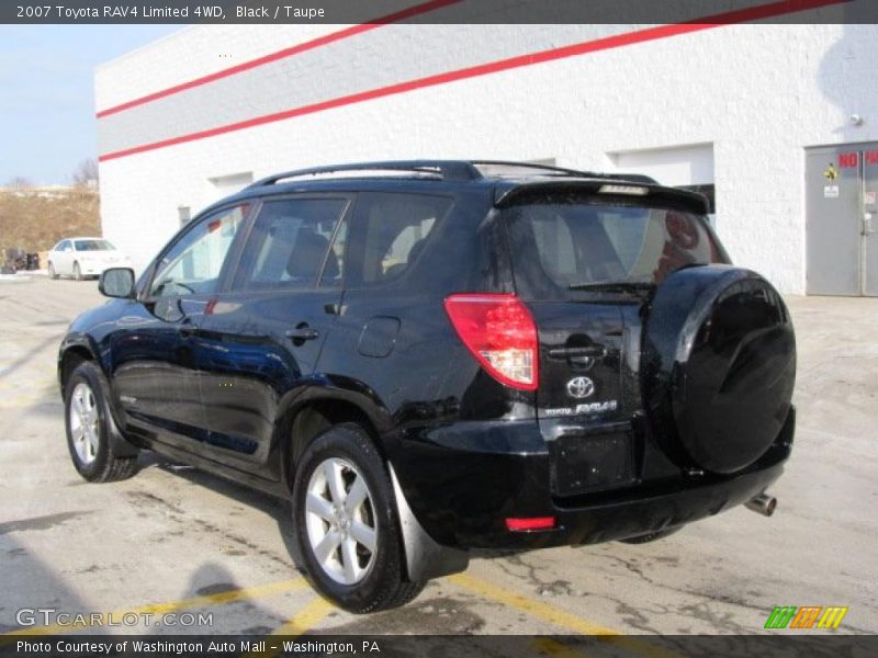 Black / Taupe 2007 Toyota RAV4 Limited 4WD