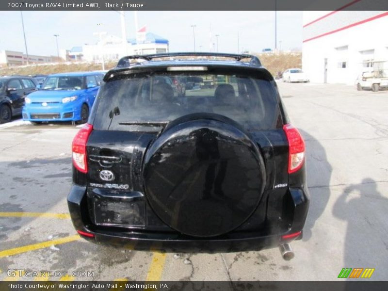 Black / Taupe 2007 Toyota RAV4 Limited 4WD