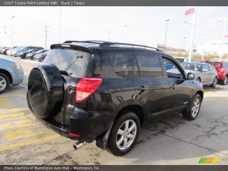 Black / Taupe 2007 Toyota RAV4 Limited 4WD