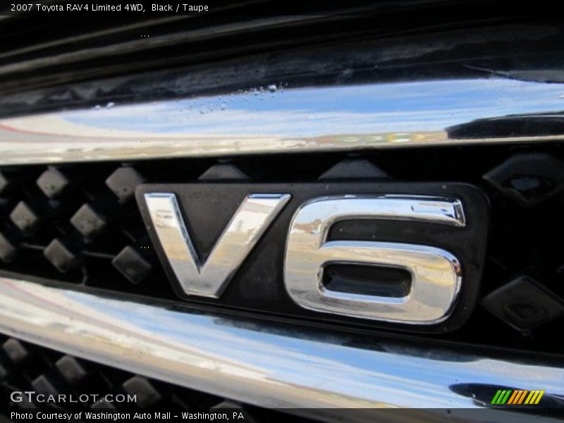 Black / Taupe 2007 Toyota RAV4 Limited 4WD