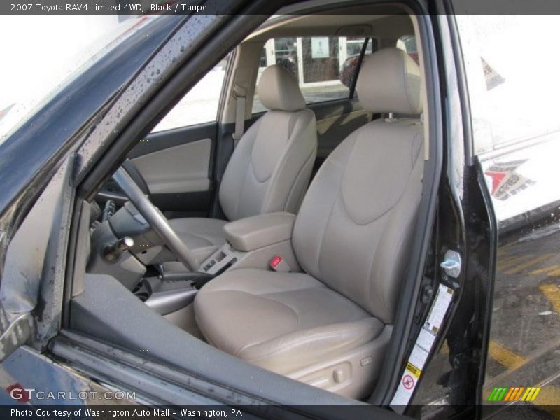 Black / Taupe 2007 Toyota RAV4 Limited 4WD