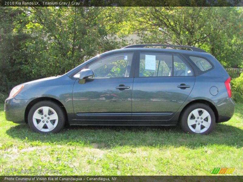 Titanium Gray / Gray 2010 Kia Rondo LX