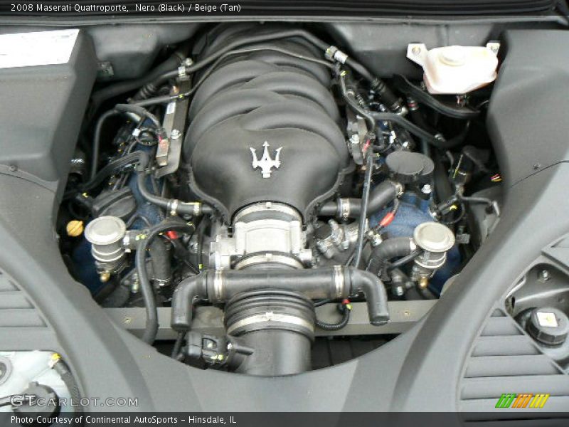 Nero (Black) / Beige (Tan) 2008 Maserati Quattroporte
