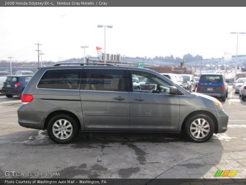 Nimbus Gray Metallic / Gray 2008 Honda Odyssey EX-L