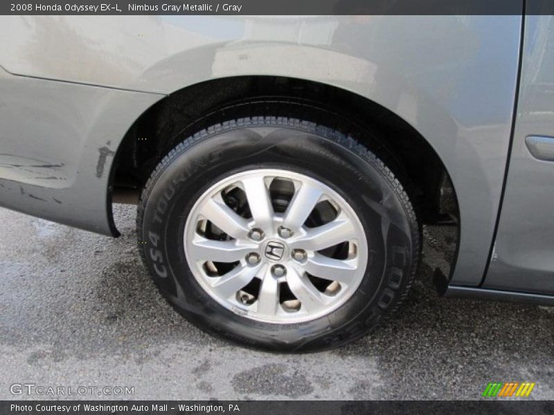 Nimbus Gray Metallic / Gray 2008 Honda Odyssey EX-L