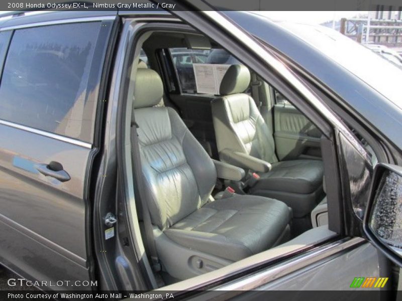 Nimbus Gray Metallic / Gray 2008 Honda Odyssey EX-L