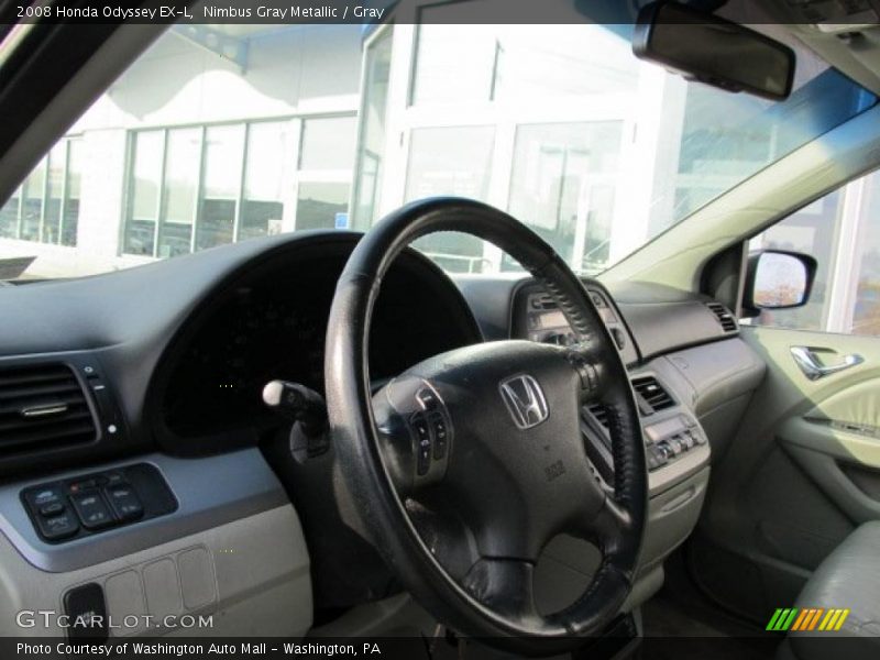 Nimbus Gray Metallic / Gray 2008 Honda Odyssey EX-L