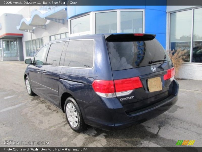 Baltic Blue Pearl / Gray 2008 Honda Odyssey LX