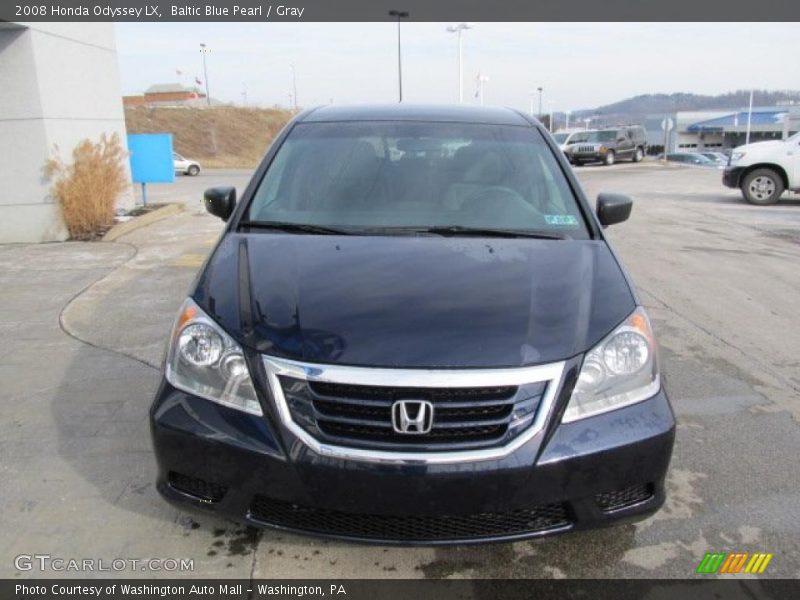 Baltic Blue Pearl / Gray 2008 Honda Odyssey LX