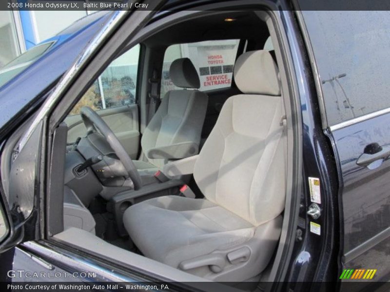 Baltic Blue Pearl / Gray 2008 Honda Odyssey LX