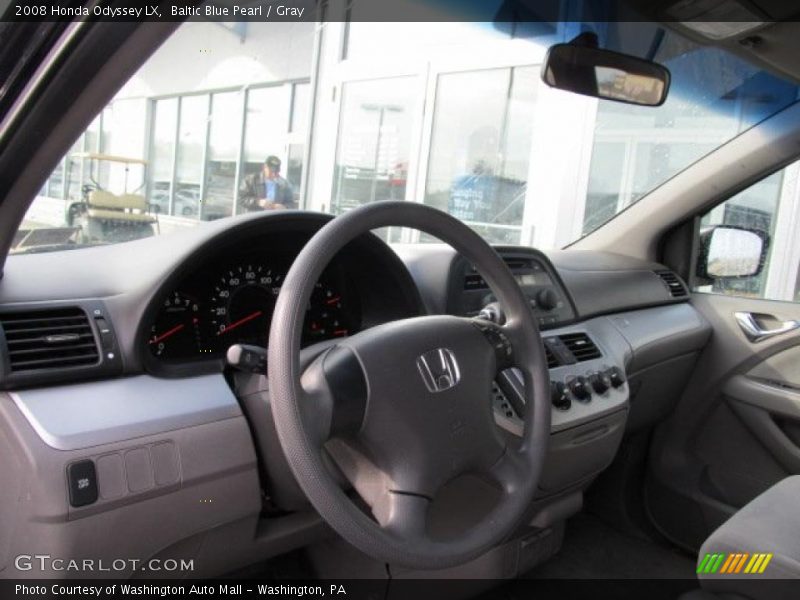 Baltic Blue Pearl / Gray 2008 Honda Odyssey LX