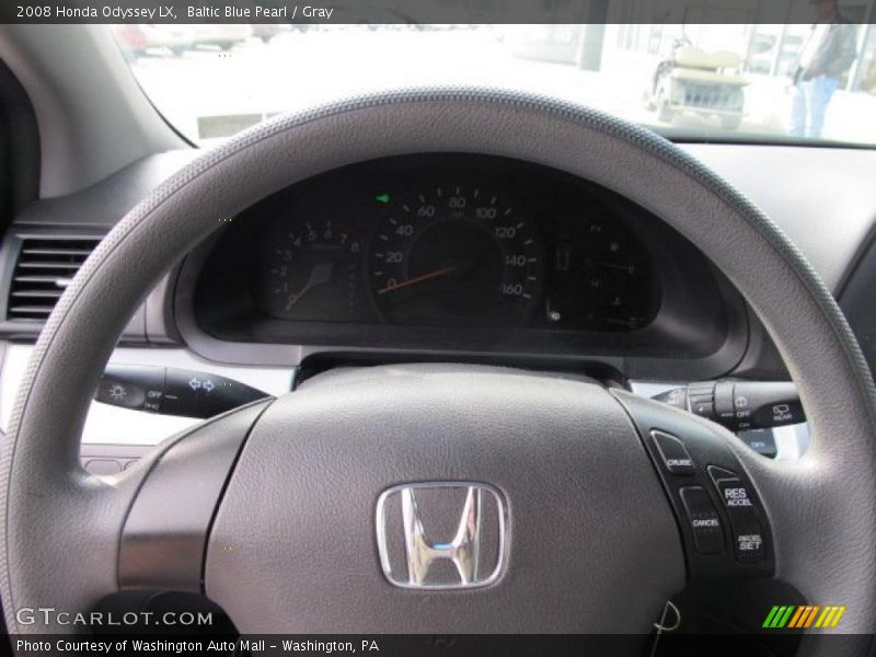 Baltic Blue Pearl / Gray 2008 Honda Odyssey LX