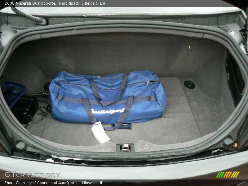 Nero (Black) / Beige (Tan) 2008 Maserati Quattroporte