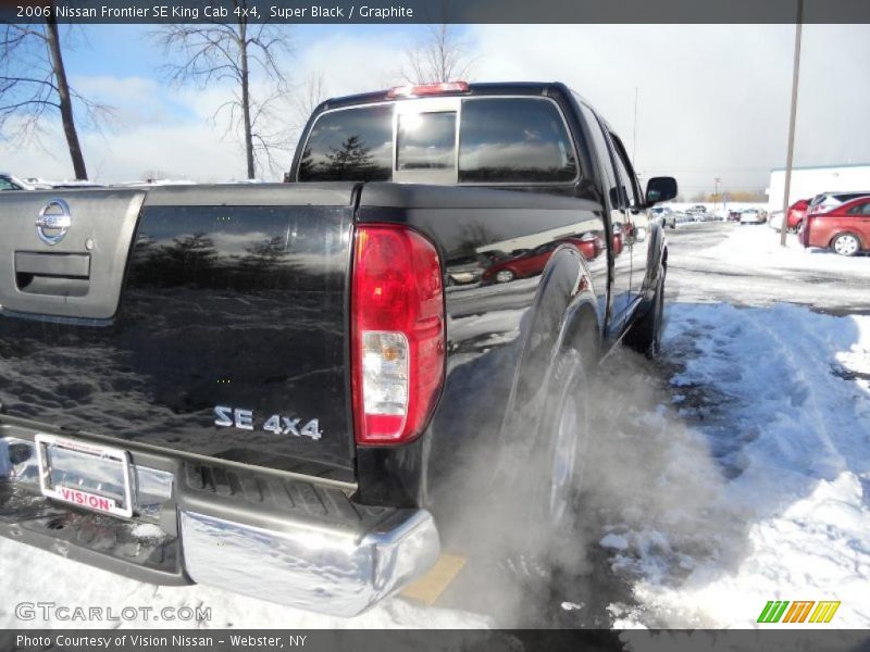 Super Black / Graphite 2006 Nissan Frontier SE King Cab 4x4