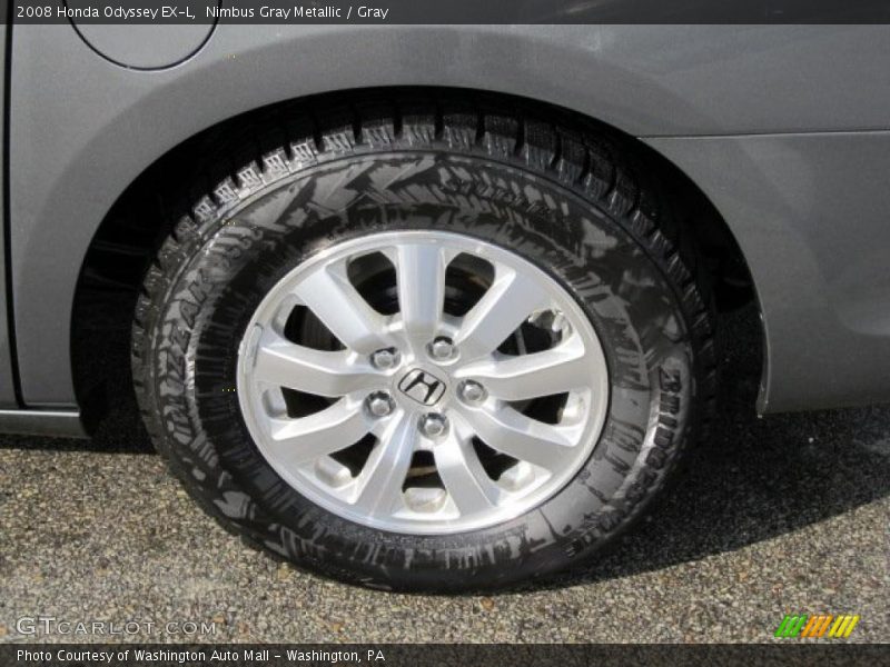 Nimbus Gray Metallic / Gray 2008 Honda Odyssey EX-L