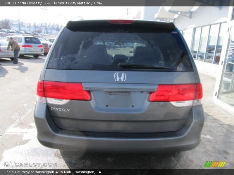 Nimbus Gray Metallic / Gray 2008 Honda Odyssey EX-L