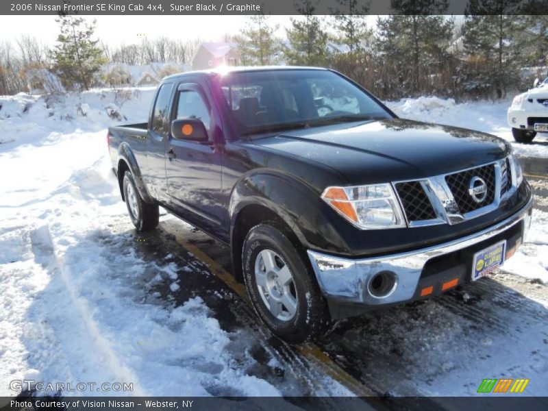 Super Black / Graphite 2006 Nissan Frontier SE King Cab 4x4
