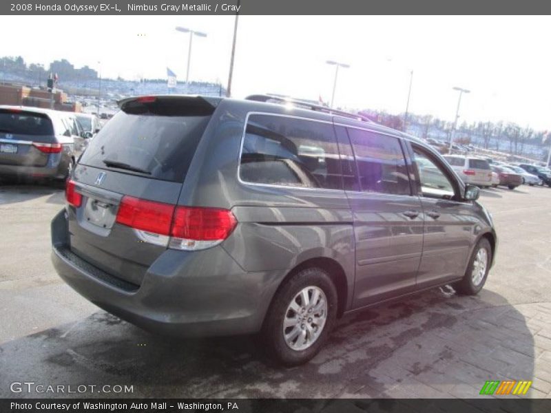 Nimbus Gray Metallic / Gray 2008 Honda Odyssey EX-L