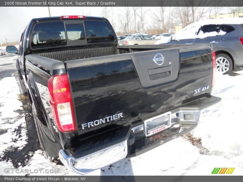 Super Black / Graphite 2006 Nissan Frontier SE King Cab 4x4