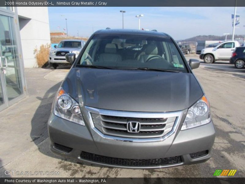 Nimbus Gray Metallic / Gray 2008 Honda Odyssey EX-L