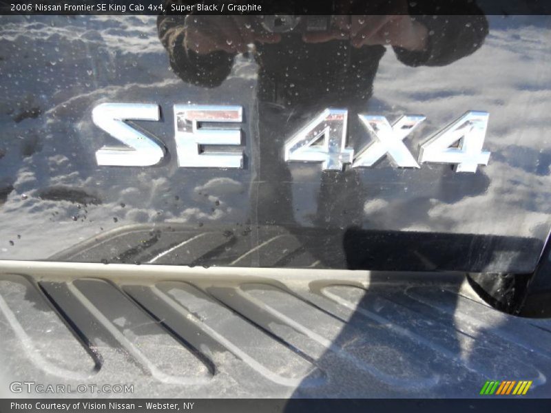 Super Black / Graphite 2006 Nissan Frontier SE King Cab 4x4