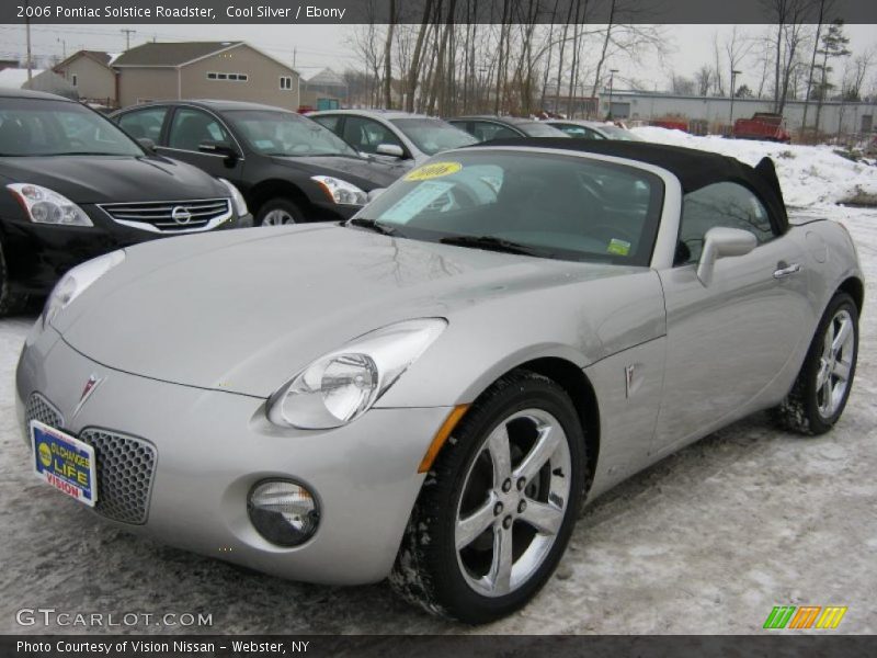 Cool Silver / Ebony 2006 Pontiac Solstice Roadster