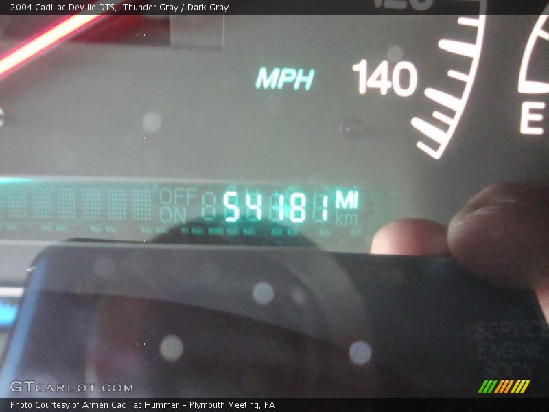 Thunder Gray / Dark Gray 2004 Cadillac DeVille DTS