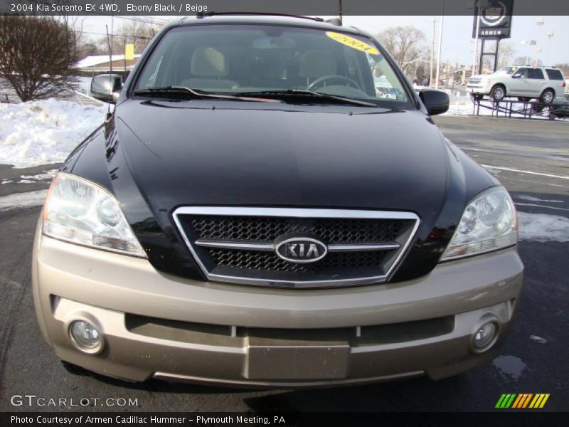 Ebony Black / Beige 2004 Kia Sorento EX 4WD