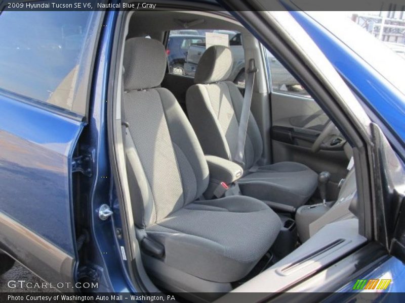 Nautical Blue / Gray 2009 Hyundai Tucson SE V6