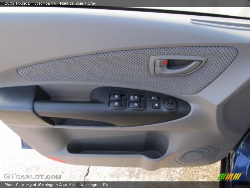 Nautical Blue / Gray 2009 Hyundai Tucson SE V6