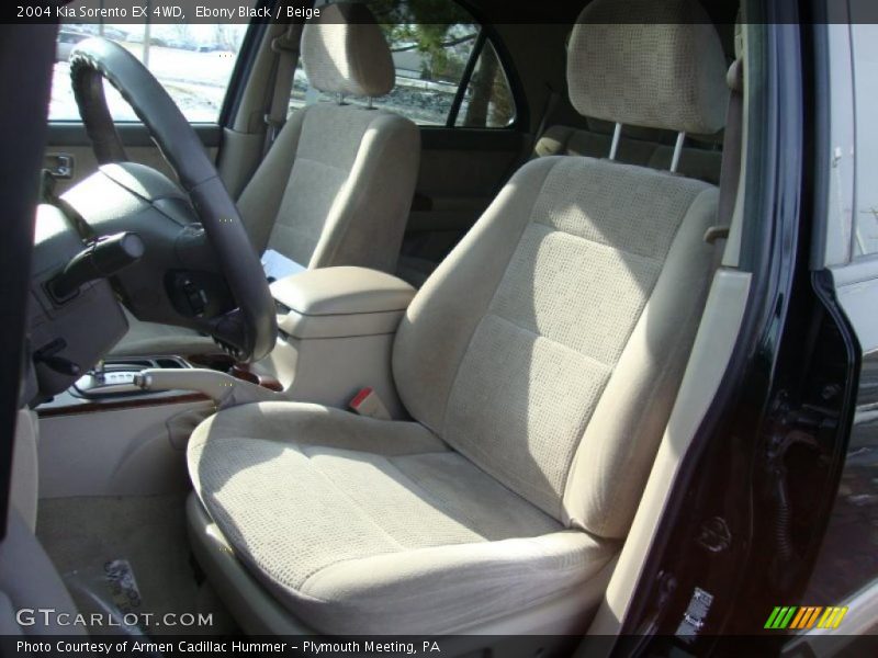 Ebony Black / Beige 2004 Kia Sorento EX 4WD