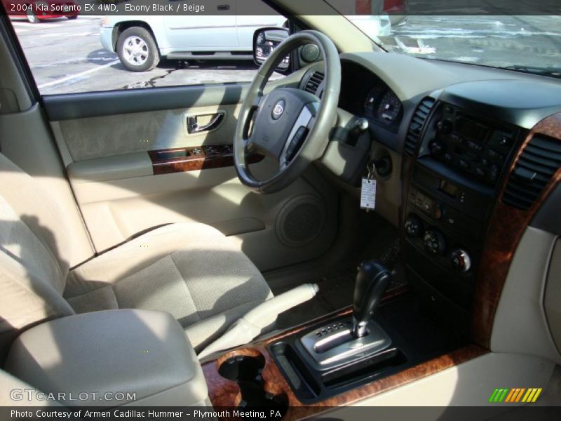 Ebony Black / Beige 2004 Kia Sorento EX 4WD