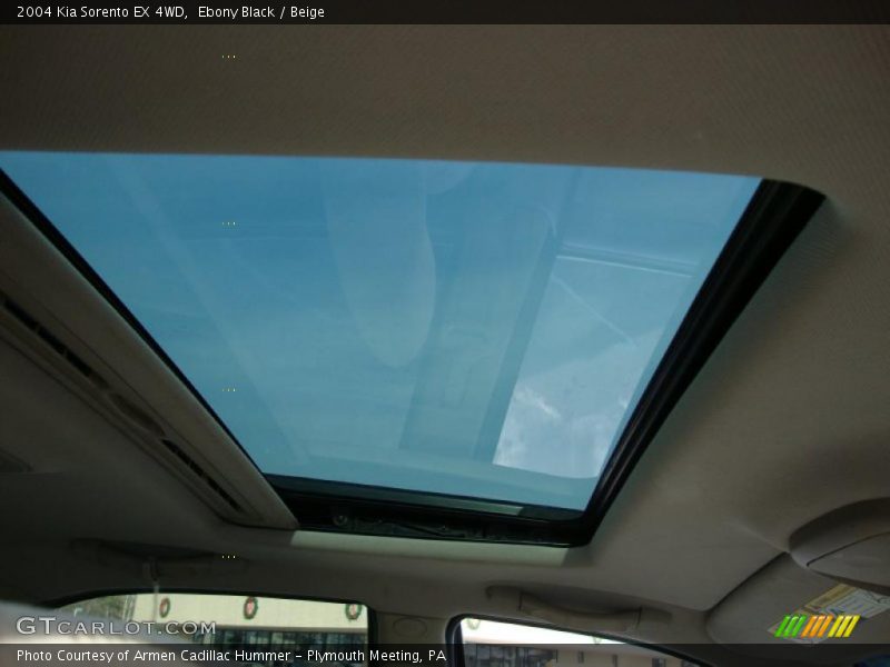 Ebony Black / Beige 2004 Kia Sorento EX 4WD