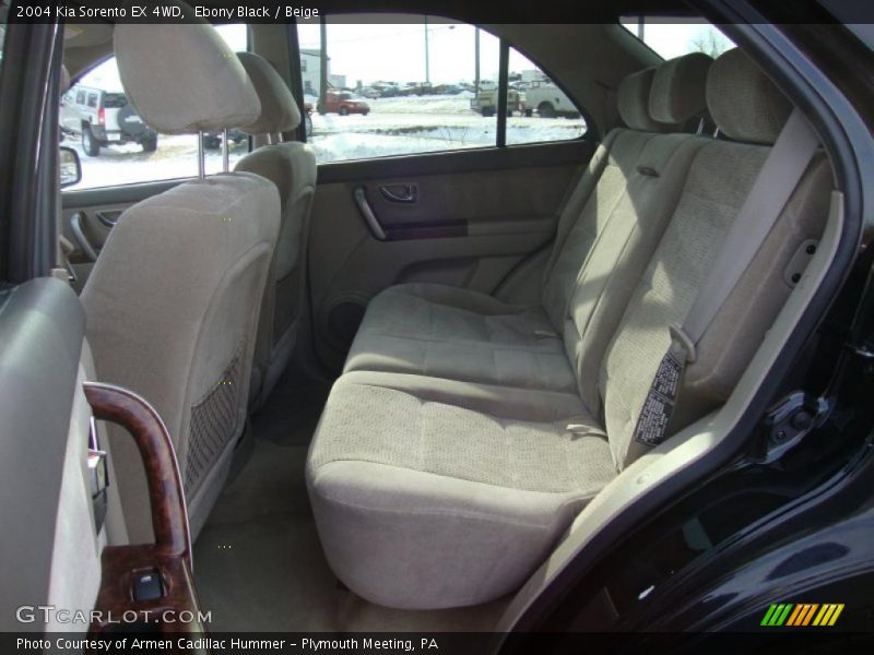 Ebony Black / Beige 2004 Kia Sorento EX 4WD