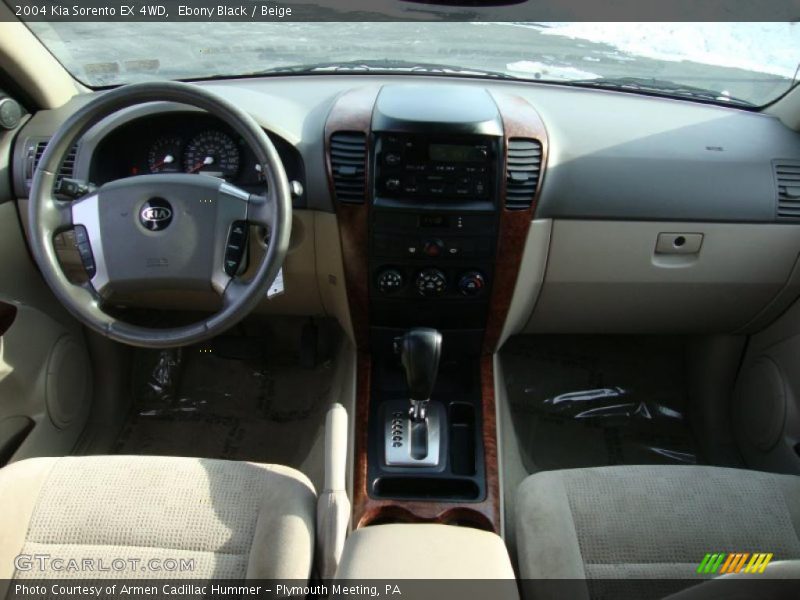 Ebony Black / Beige 2004 Kia Sorento EX 4WD