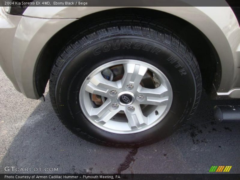 Ebony Black / Beige 2004 Kia Sorento EX 4WD
