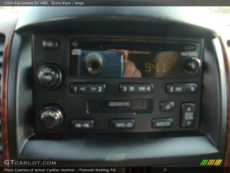 Ebony Black / Beige 2004 Kia Sorento EX 4WD