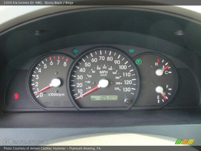 Ebony Black / Beige 2004 Kia Sorento EX 4WD