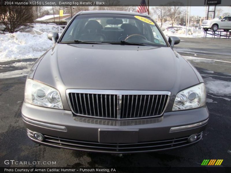 Evening Fog Metallic / Black 2004 Hyundai XG350 L Sedan