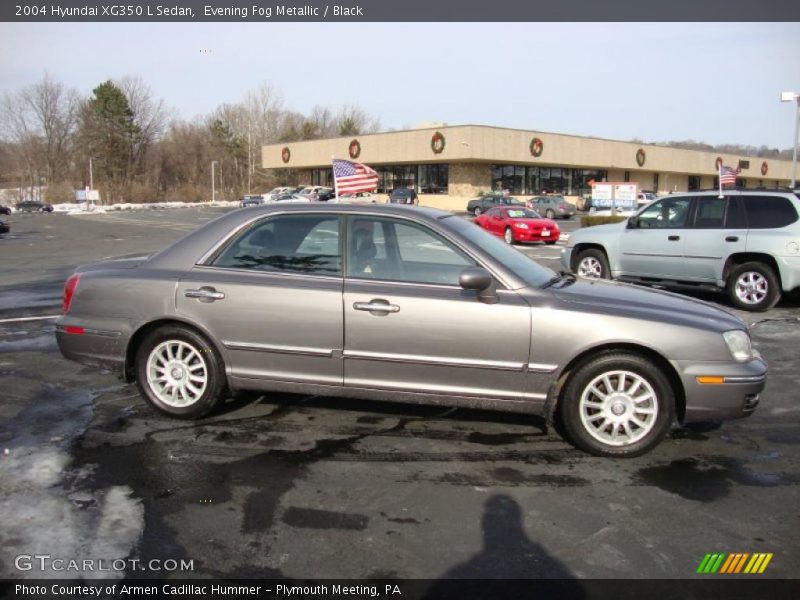 Evening Fog Metallic / Black 2004 Hyundai XG350 L Sedan