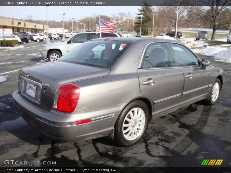 Evening Fog Metallic / Black 2004 Hyundai XG350 L Sedan