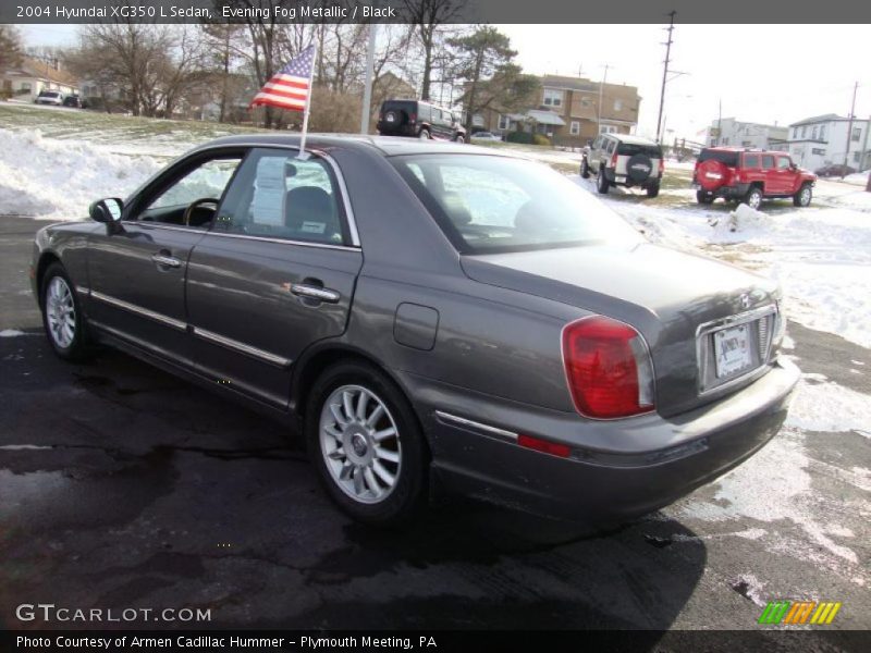 Evening Fog Metallic / Black 2004 Hyundai XG350 L Sedan